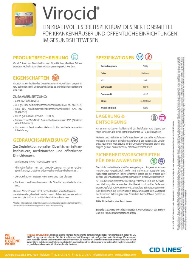 Virocid Info Humanmedizin