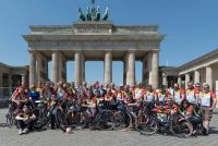 Ankunft am Brandenburger Tor