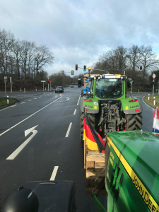 Protestaktion Landwirte Januar 2024