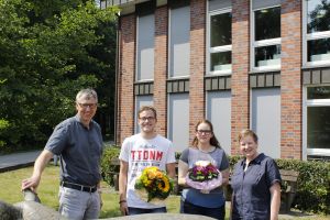 Gregor Wenning, Daniel Ridder, Alica Hörster, Agnes Heuckmann, v. l.