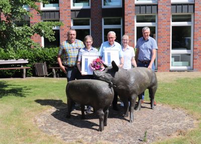 v.l.: Michael Kleine, Elisabeth Bouma, Franz Streyl, Dr. Meike Friedrichs, Gregor Wenning