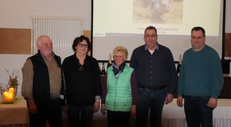 v.l.: Harald und Angelika Rosenögger, Ingeborg Haggeney, Michael Kleine und Stefan Graute