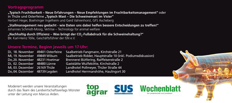 Schweinefachtagungen 2025